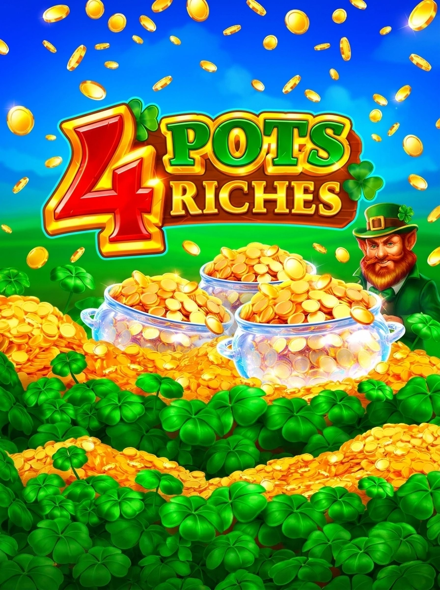 Prévia da página de destino de afiliado de 4 Pots Riches
